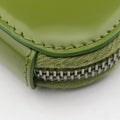 Triangle Logo Plate Green SAFFIANO Leather 1NR015 234トライアングルロゴ グリーン サフィアーノレザー 1NR015 234