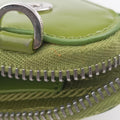 Triangle Logo Plate Green SAFFIANO Leather 1NR015 234トライアングルロゴ グリーン サフィアーノレザー 1NR015 234