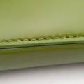 Triangle Logo Plate Green SAFFIANO Leather 1NR015 234トライアングルロゴ グリーン サフィアーノレザー 1NR015 234