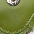 Triangle Logo Plate Green SAFFIANO Leather 1NR015 234トライアングルロゴ グリーン サフィアーノレザー 1NR015 234
