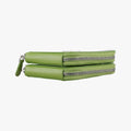 Triangle Logo Plate Green SAFFIANO Leather 1NR015 234トライアングルロゴ グリーン サフィアーノレザー 1NR015 234