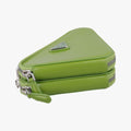 Triangle Logo Plate Green SAFFIANO Leather 1NR015 234トライアングルロゴ グリーン サフィアーノレザー 1NR015 234