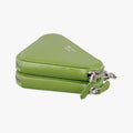 Triangle Logo Plate Green SAFFIANO Leather 1NR015 234トライアングルロゴ グリーン サフィアーノレザー 1NR015 234