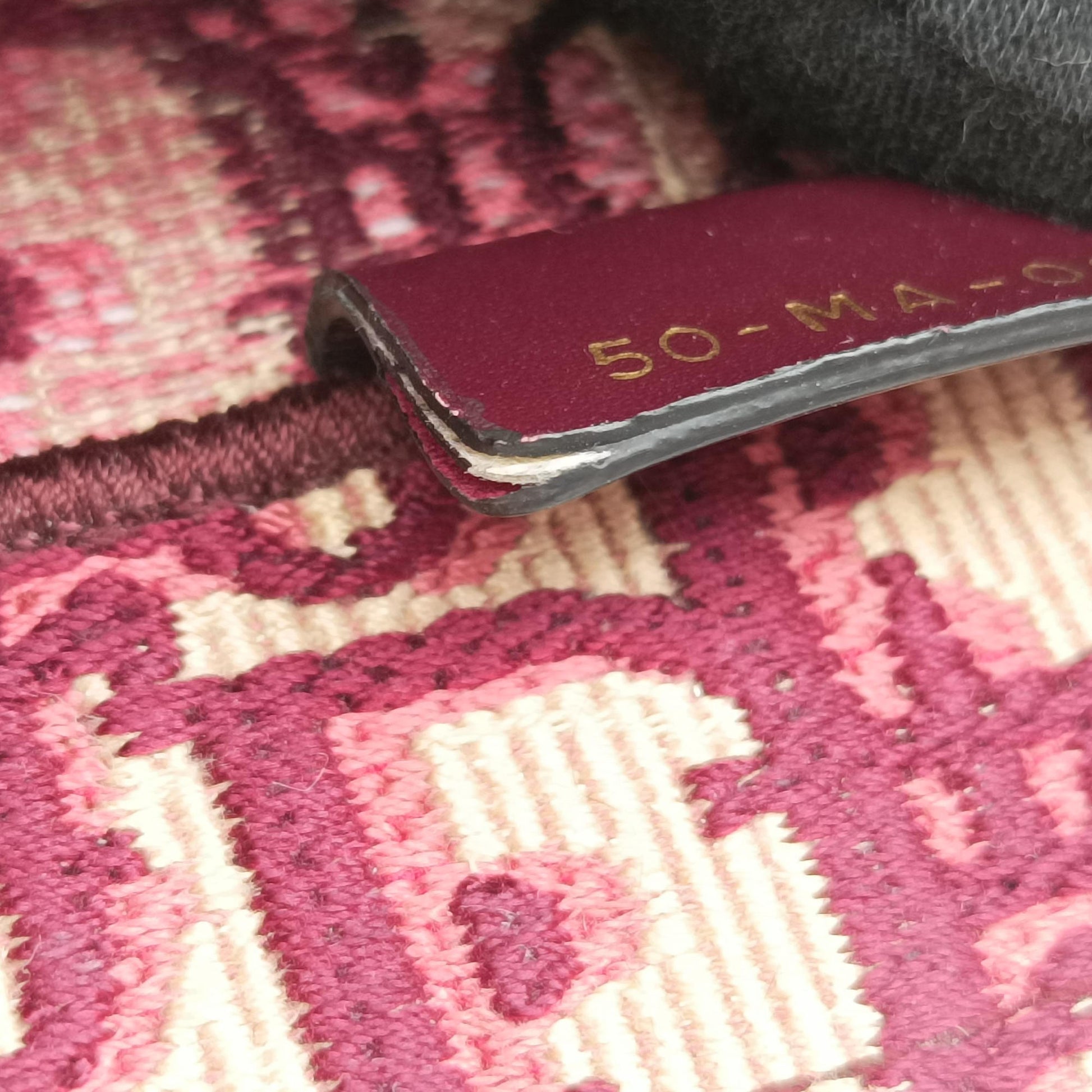 Book Tote Red Jacquard 50-MA-0139ブックトート レッド ジャガード 50-MA-0139