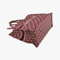 Book Tote Red Jacquard 50-MA-0139ブックトート レッド ジャガード 50-MA-0139