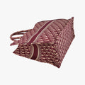 Book Tote Red Jacquard 50-MA-0139ブックトート レッド ジャガード 50-MA-0139