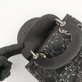 Lady Dior Black Silk 01-RU-0128レディディオール ブラック シルク 01-RU-0128