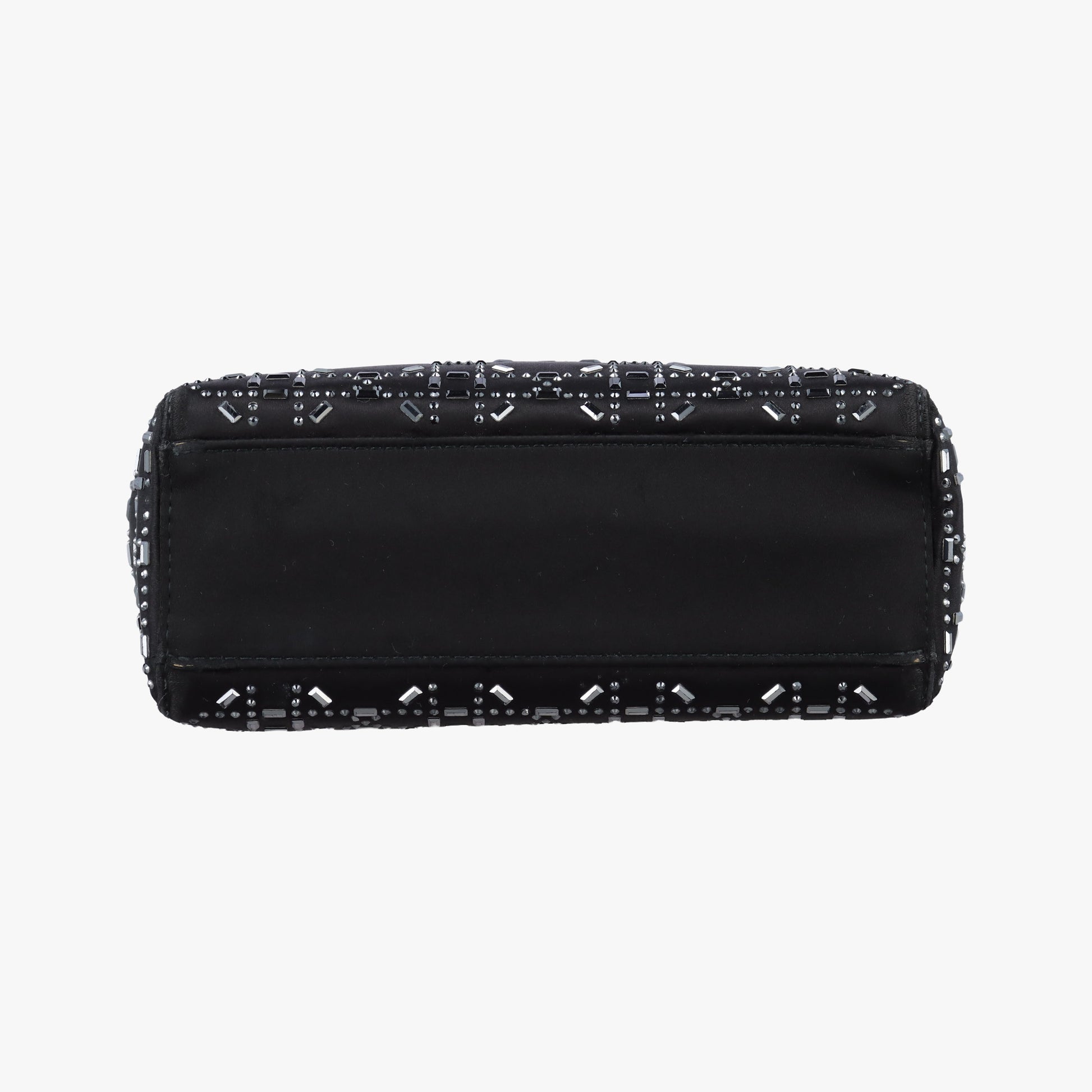 Lady Dior Black Silk 01-RU-0128レディディオール ブラック シルク 01-RU-0128