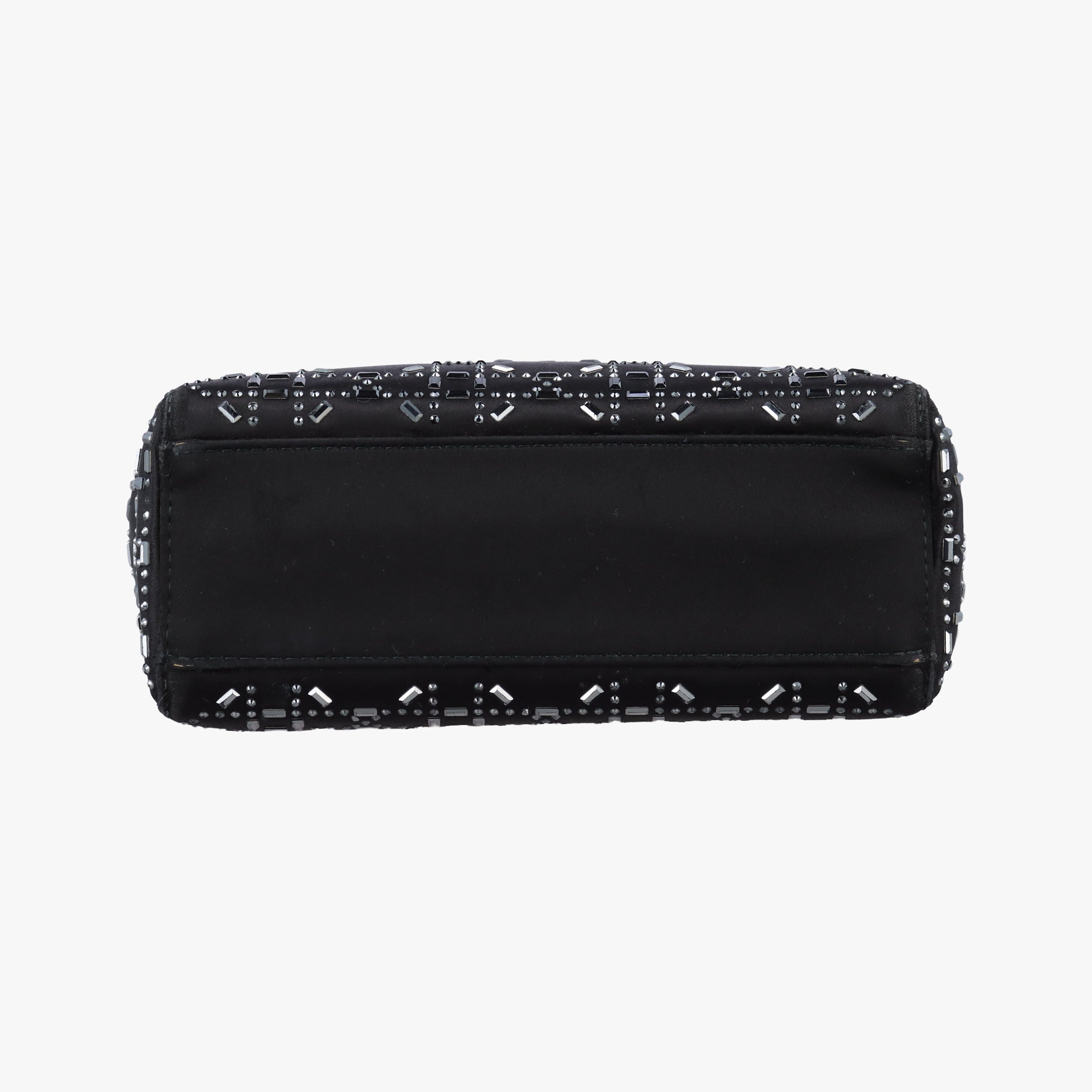 Lady Dior Black Silk 01-RU-0128レディディオール ブラック シルク 01-RU-0128