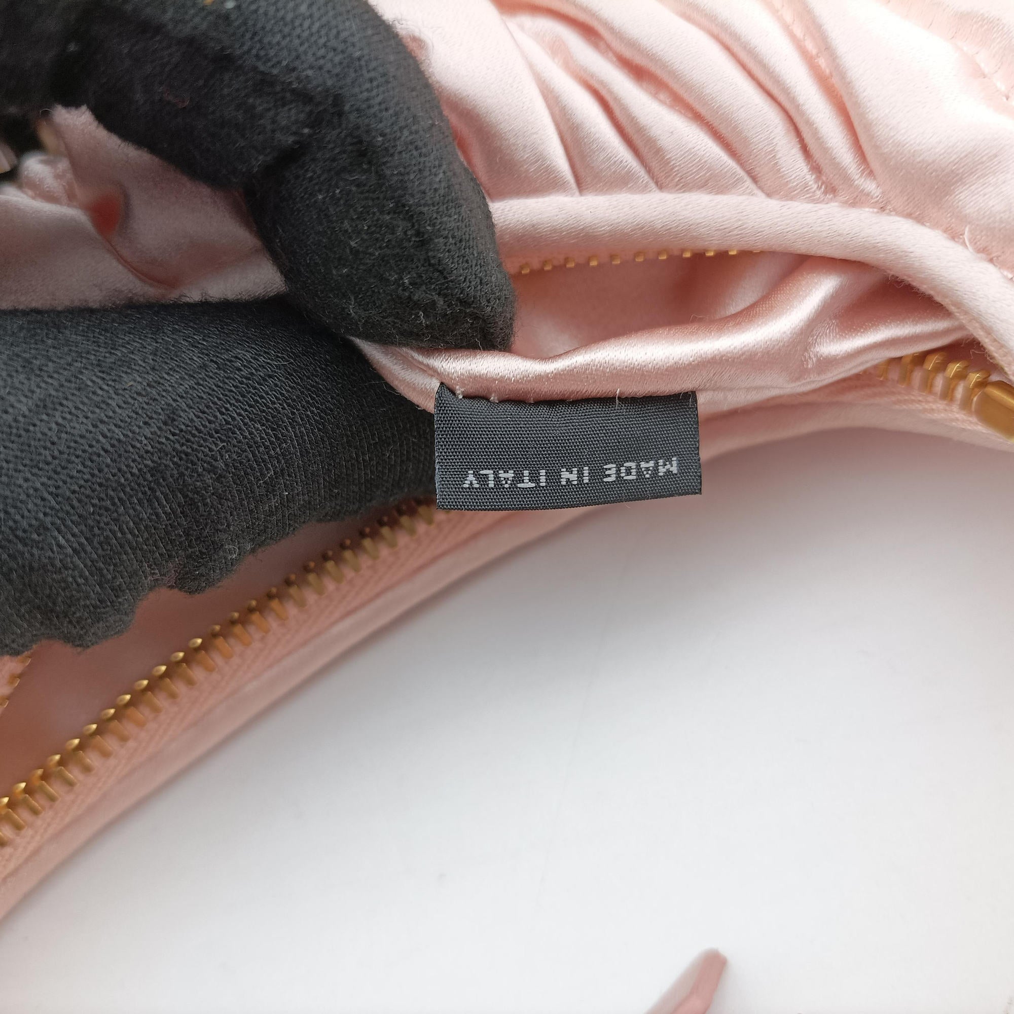 Wander Matelasse hobo Alabaster Pink Satin 5BC125 ワンダー マテラッセ ホーボー アラバスターピンク サテン 5BC125 