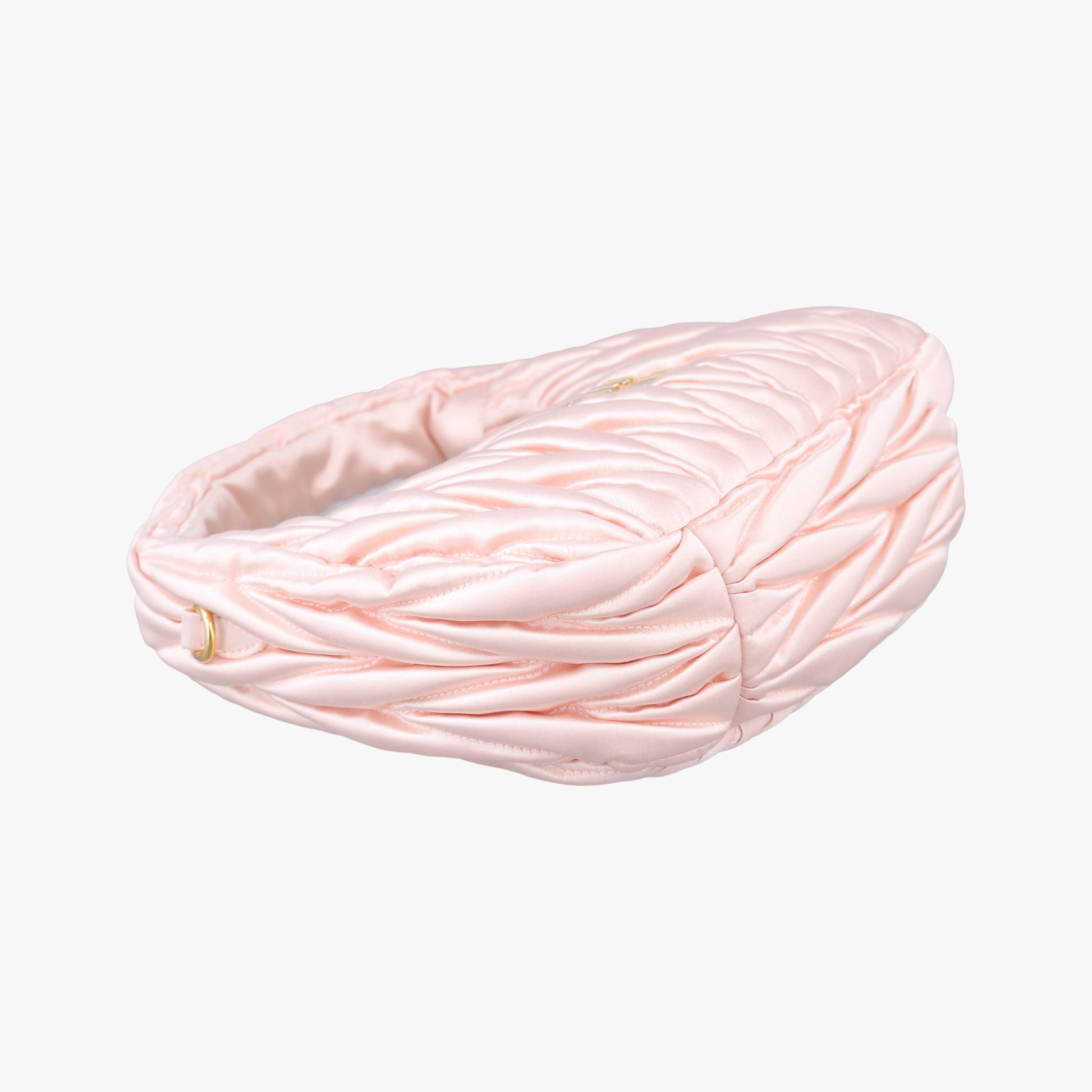 Wander Matelasse hobo Alabaster Pink Satin 5BC125 ワンダー マテラッセ ホーボー アラバスターピンク サテン 5BC125 