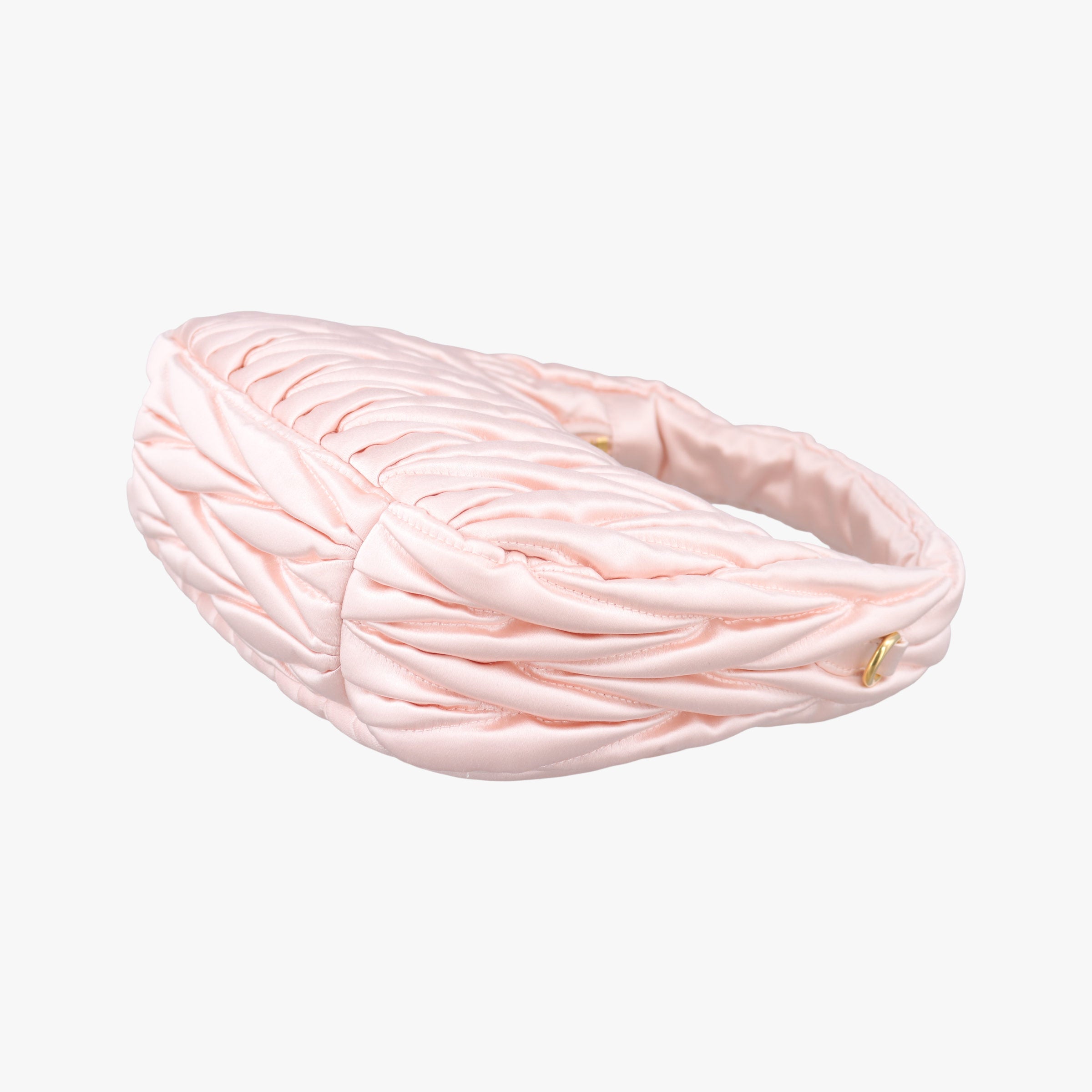 Wander Matelasse hobo Alabaster Pink Satin 5BC125 ワンダー マテラッセ ホーボー アラバスターピンク サテン 5BC125 