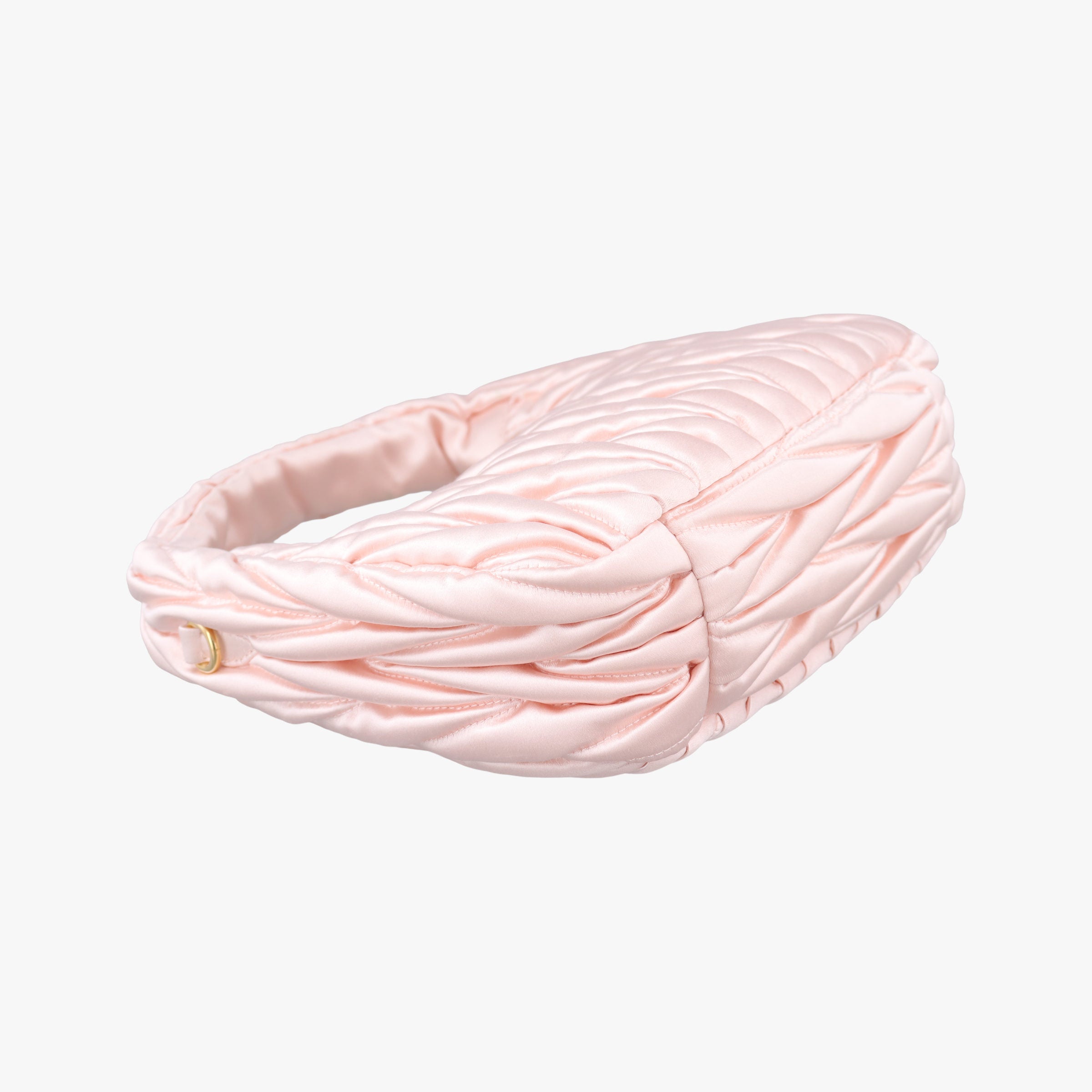 Wander Matelasse hobo Alabaster Pink Satin 5BC125 ワンダー マテラッセ ホーボー アラバスターピンク サテン 5BC125 