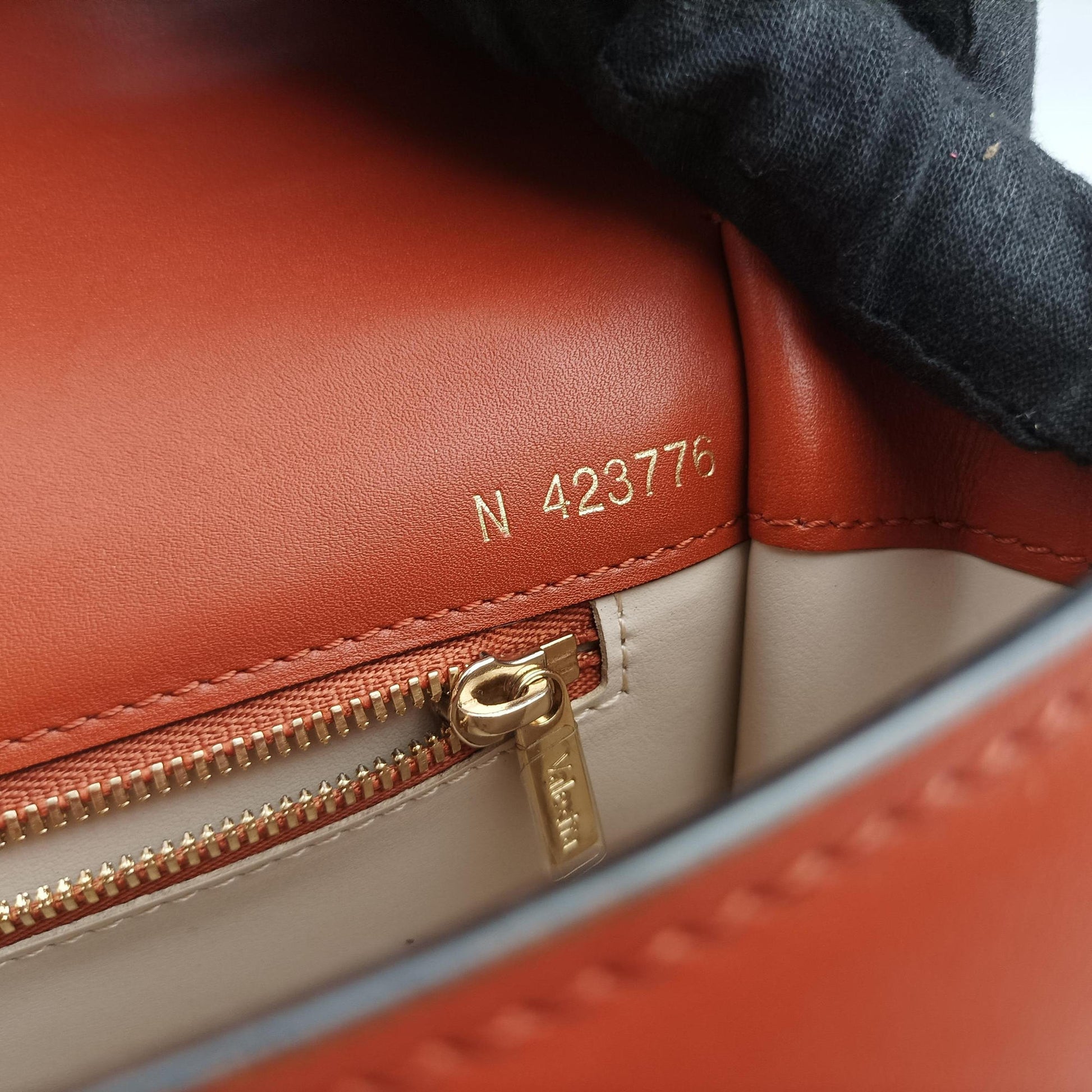 Iside orange brown Calf Leather N 423776イジィデ オレンジブラウン カーフスキン N 423776