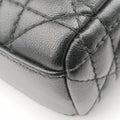 Lady Dior Cannage chain Black lambskin 28-MA-1127レディディオール カナージュ チェーン ブラック ラムスキン 28-MA-1127