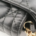 Lady Dior Cannage chain Black lambskin 28-MA-1127レディディオール カナージュ チェーン ブラック ラムスキン 28-MA-1127