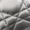 Lady Dior Cannage chain Black lambskin 28-MA-1127レディディオール カナージュ チェーン ブラック ラムスキン 28-MA-1127