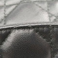 Lady Dior Cannage chain Black lambskin 28-MA-1127レディディオール カナージュ チェーン ブラック ラムスキン 28-MA-1127