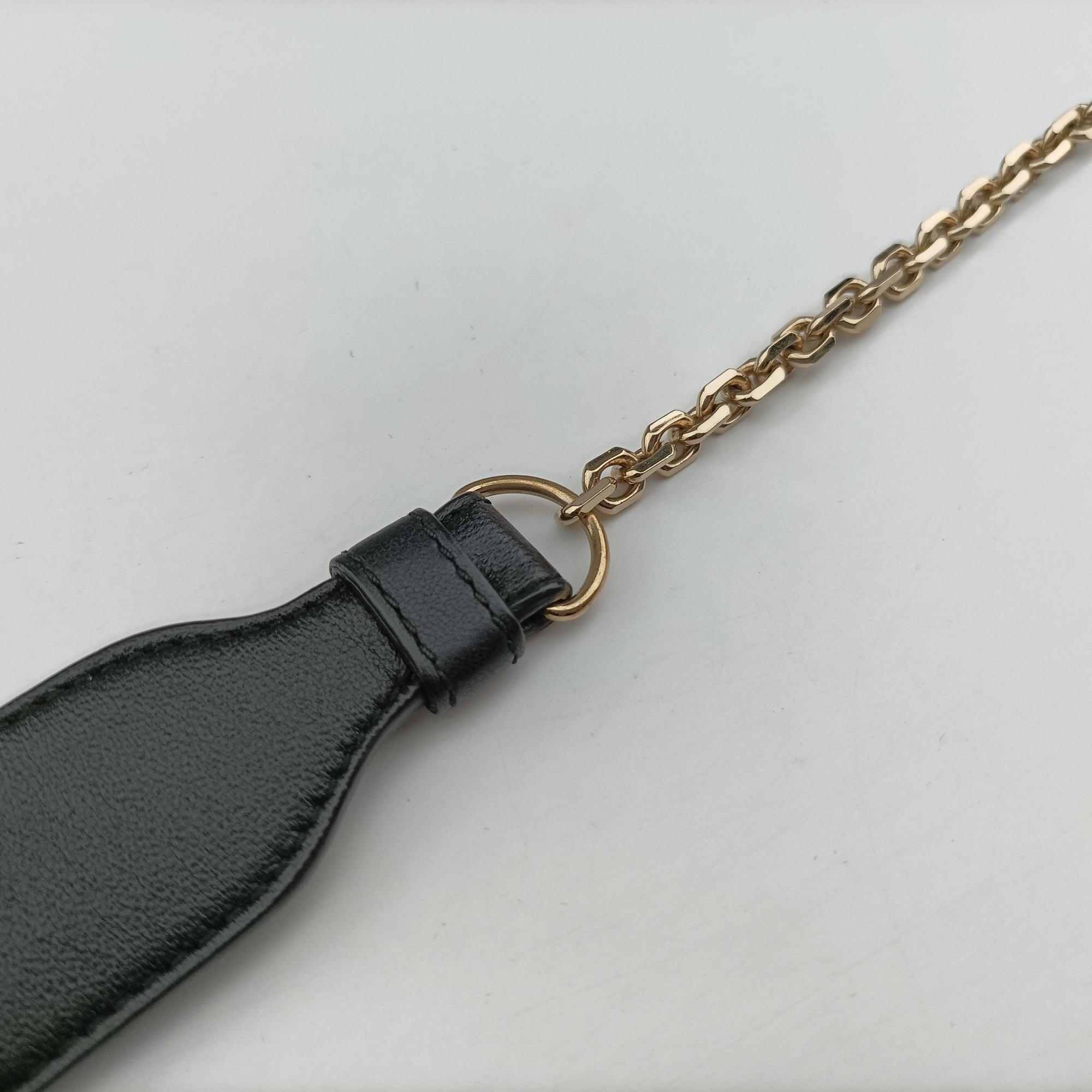 Lady Dior Cannage chain Black lambskin 28-MA-1127レディディオール カナージュ チェーン ブラック ラムスキン 28-MA-1127