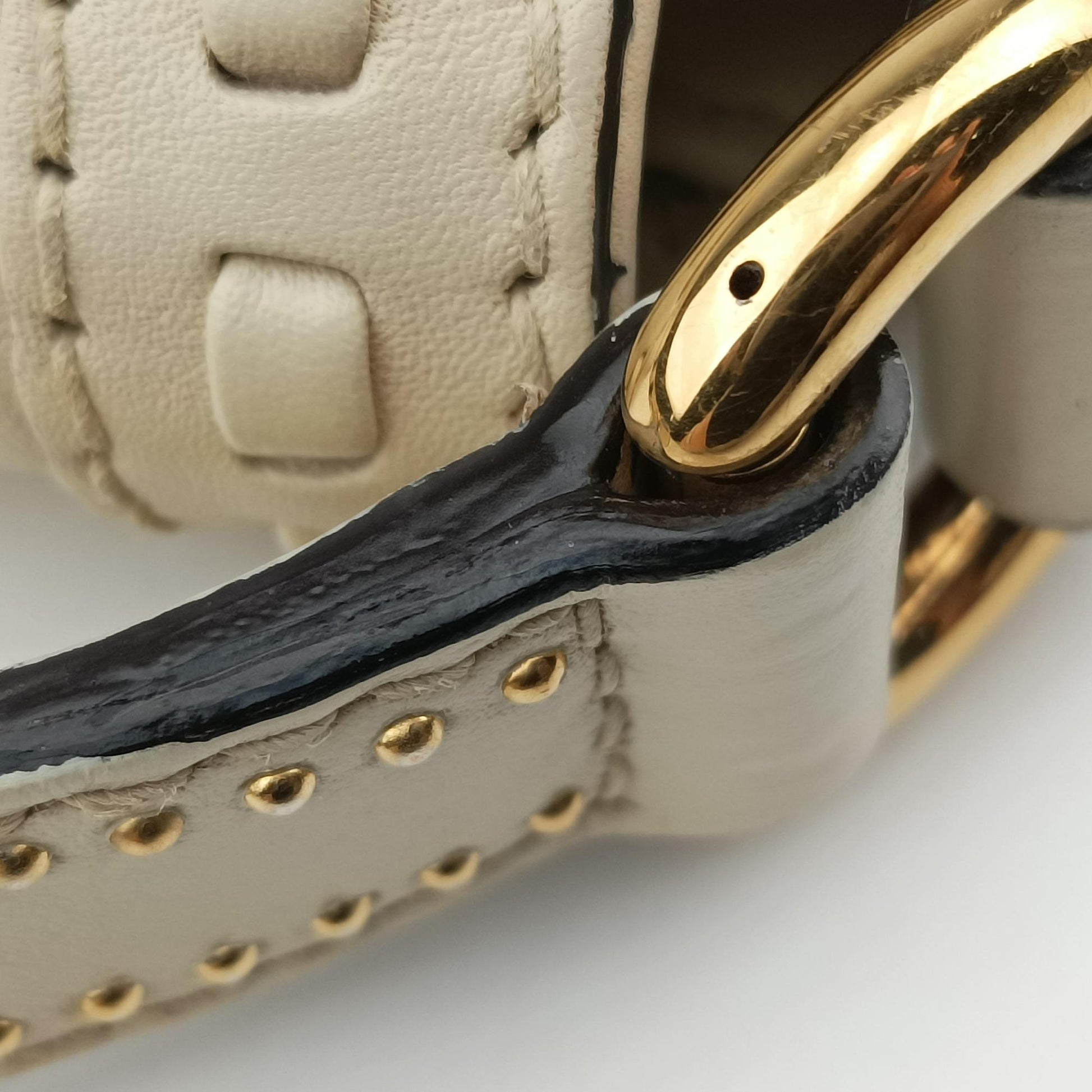 Snaffle Bit Beige Leather 263955 F8803677スナッフルビット ベージュ レザー 263955 F8803677