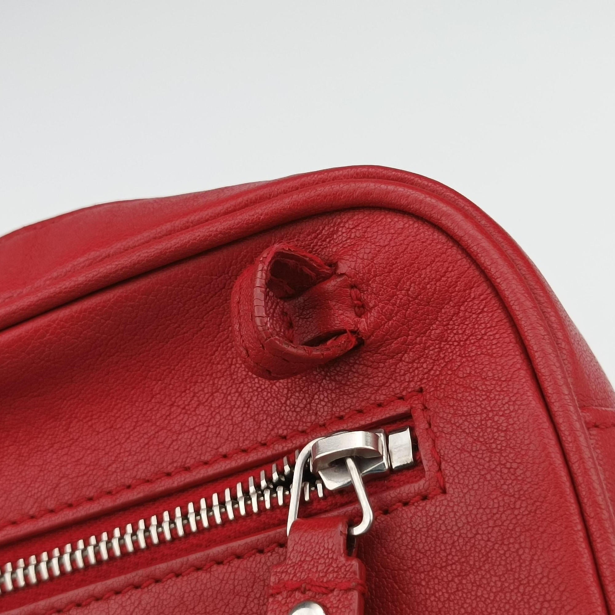 Lou camera Red Leather 527096 PTR527096.0718ルー カメラ レッド レザー 527096 PTR527096.0718