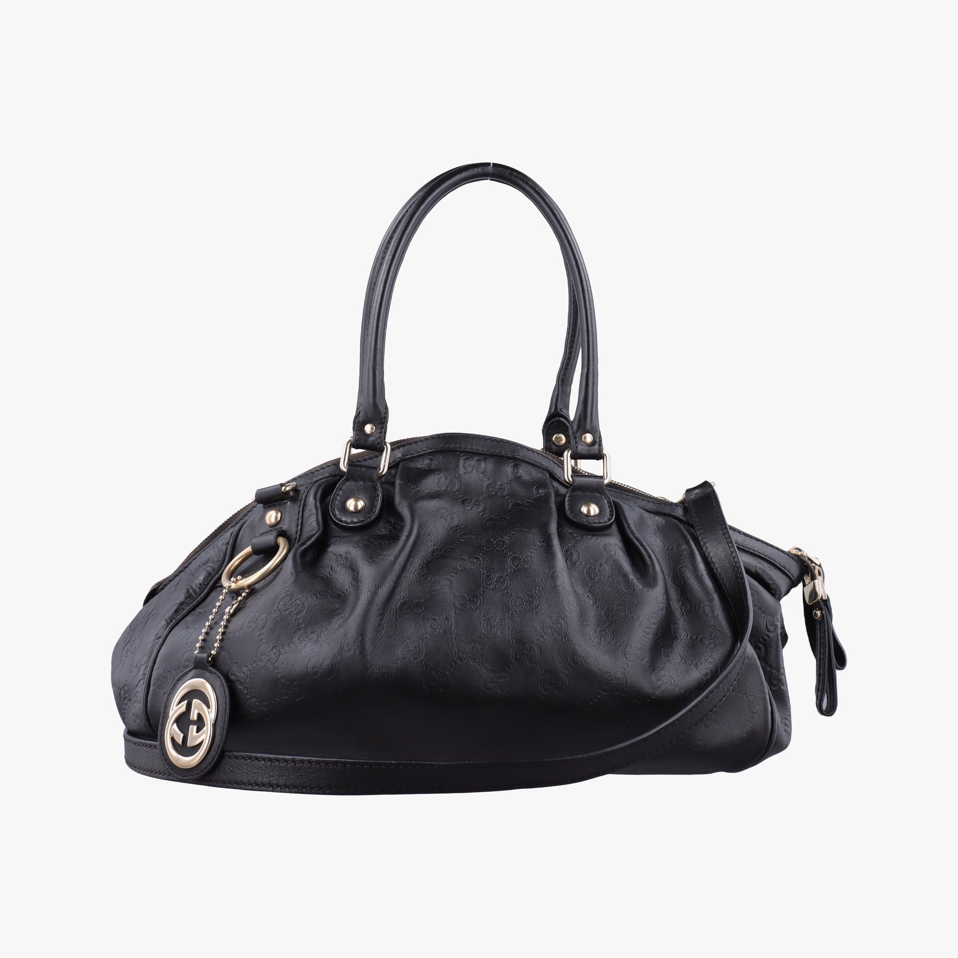 Sukey GUCCISSIMA Black Leather 223974 A5015816スーキー ディアマンテ ブラック レザー 223974 A5015816