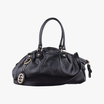 Sukey GUCCISSIMA Black Leather 223974 A5015816スーキー ディアマンテ ブラック レザー 223974 A5015816
