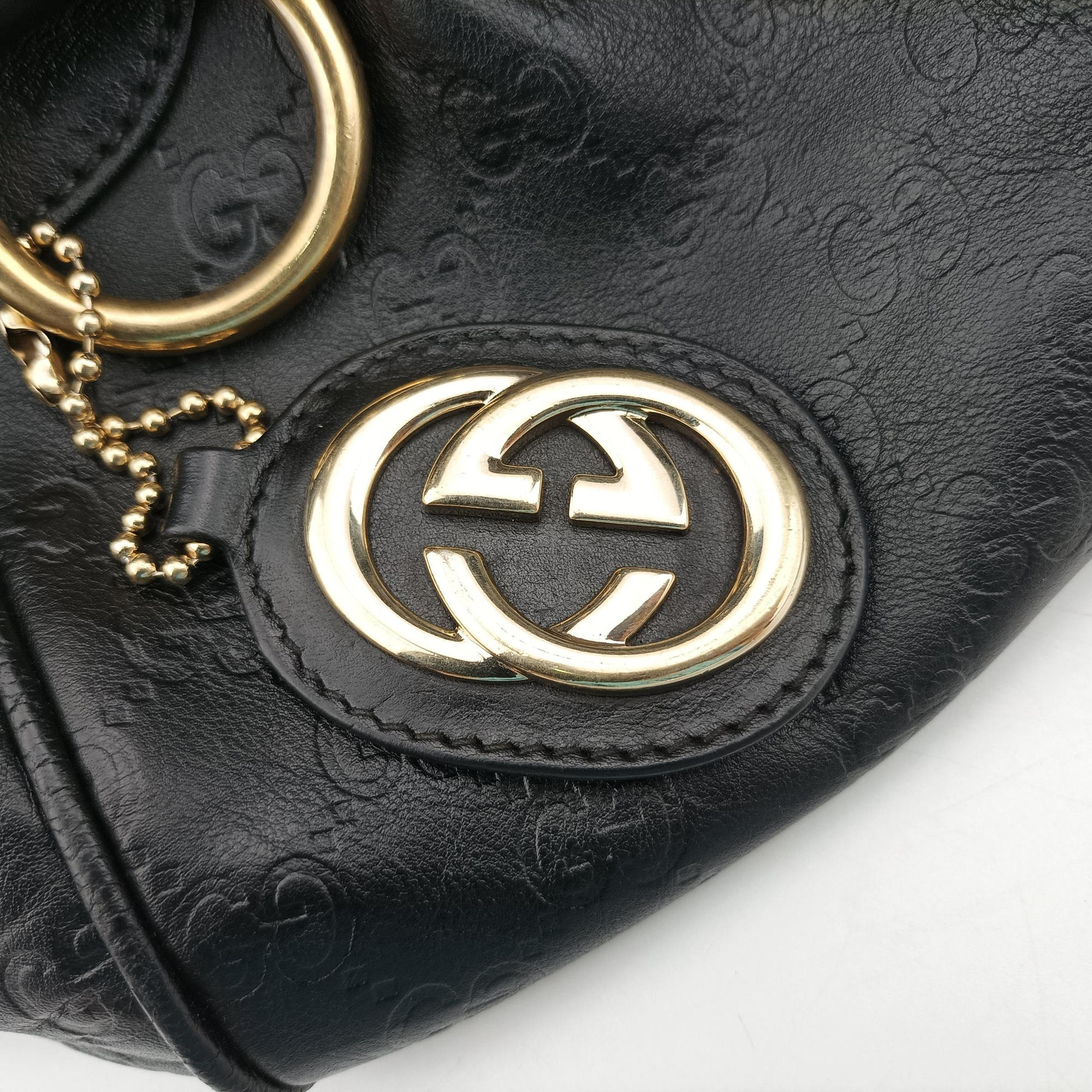 Sukey GUCCISSIMA Black Leather 223974 A5015816スーキー ディアマンテ ブラック レザー 223974 A5015816