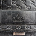Guccissima Rubber Messenger Black Leather 246067 B010554306グッチシマ メッセンジャー ブラック レザー 246067 B010554306