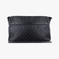 Guccissima Rubber Messenger Black Leather 246067 B010554306グッチシマ メッセンジャー ブラック レザー 246067 B010554306