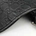 Guccissima Rubber Messenger Black Leather 246067 B010554306グッチシマ メッセンジャー ブラック レザー 246067 B010554306
