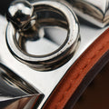 Collier de chien Orange×silver Leather×GP S ▢O Rコリエ ド シアン オレンジ×シルバー レザー×GP S ▢O R