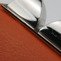 Collier de chien Orange×silver Leather×GP S ▢O Rコリエ ド シアン オレンジ×シルバー レザー×GP S ▢O R