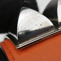 Collier de chien Orange×silver Leather×GP S ▢O Rコリエ ド シアン オレンジ×シルバー レザー×GP S ▢O R