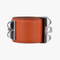Collier de chien Orange×silver Leather×GP S ▢O Rコリエ ド シアン オレンジ×シルバー レザー×GP S ▢O R