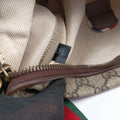 GG Supreme Courrier Brown×multicolor PVC coated canvas 529711 F026899722GGスプリーム クーリエ UFOワッペン ブラウン×マルチカラー PVCコーティングキャンバス 529711 F026899722