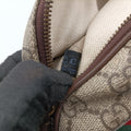 GG Supreme Courrier Brown×multicolor PVC coated canvas 529711 F026899722GGスプリーム クーリエ UFOワッペン ブラウン×マルチカラー PVCコーティングキャンバス 529711 F026899722
