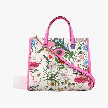 Flora Multicolour Canvas×Leather 550141 D028732046フローラプリント マルチカラー キャンバス×レザー 550141 D028732046