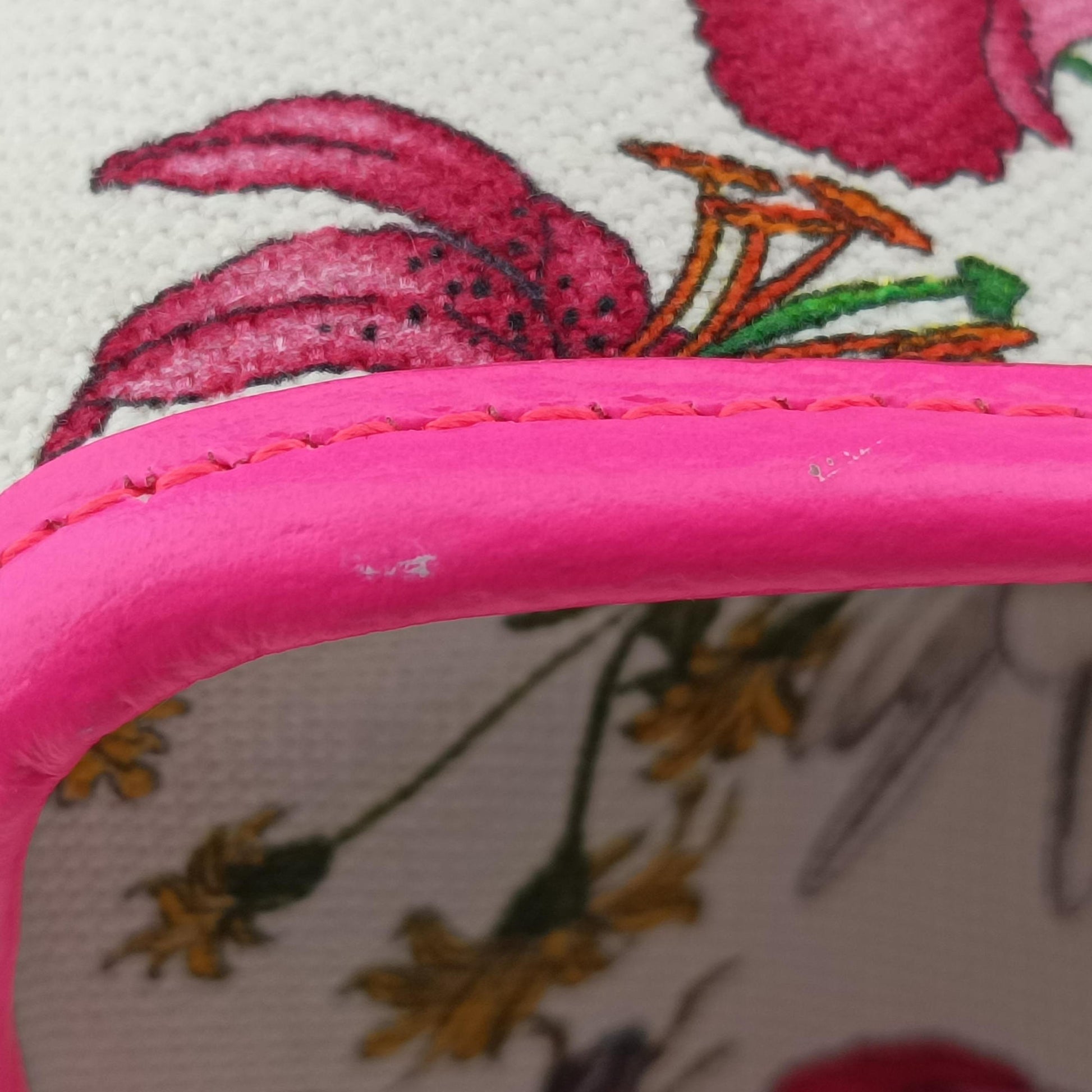 Flora Multicolour Canvas×Leather 550141 D028732046フローラプリント マルチカラー キャンバス×レザー 550141 D028732046