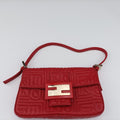 BAGUETTE Red Leather 8BK060 2415-8BK060-YME-088マンマバケット レッド レザー 8BK060 2415-8BK060-YME-088