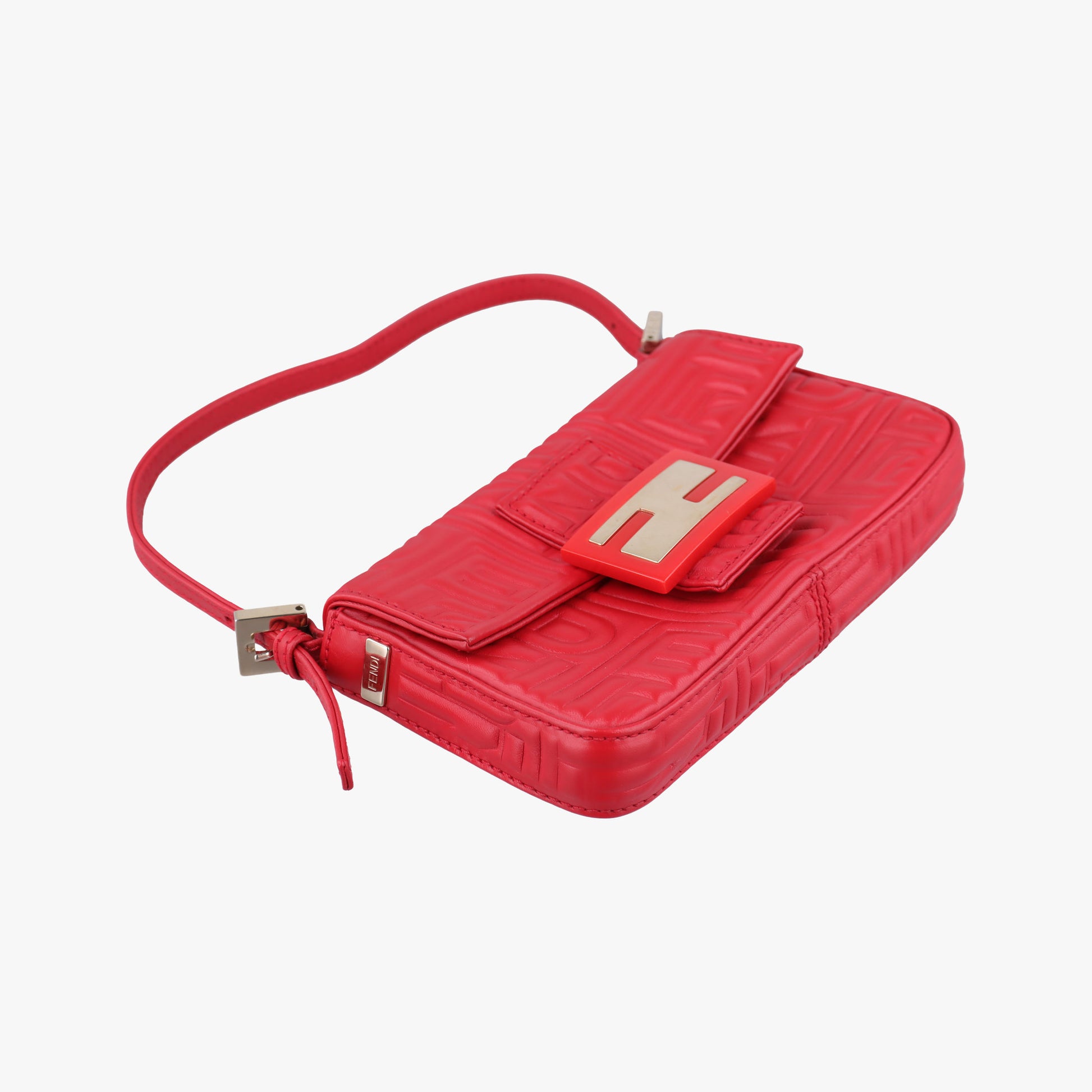 BAGUETTE Red Leather 8BK060 2415-8BK060-YME-088マンマバケット レッド レザー 8BK060 2415-8BK060-YME-088