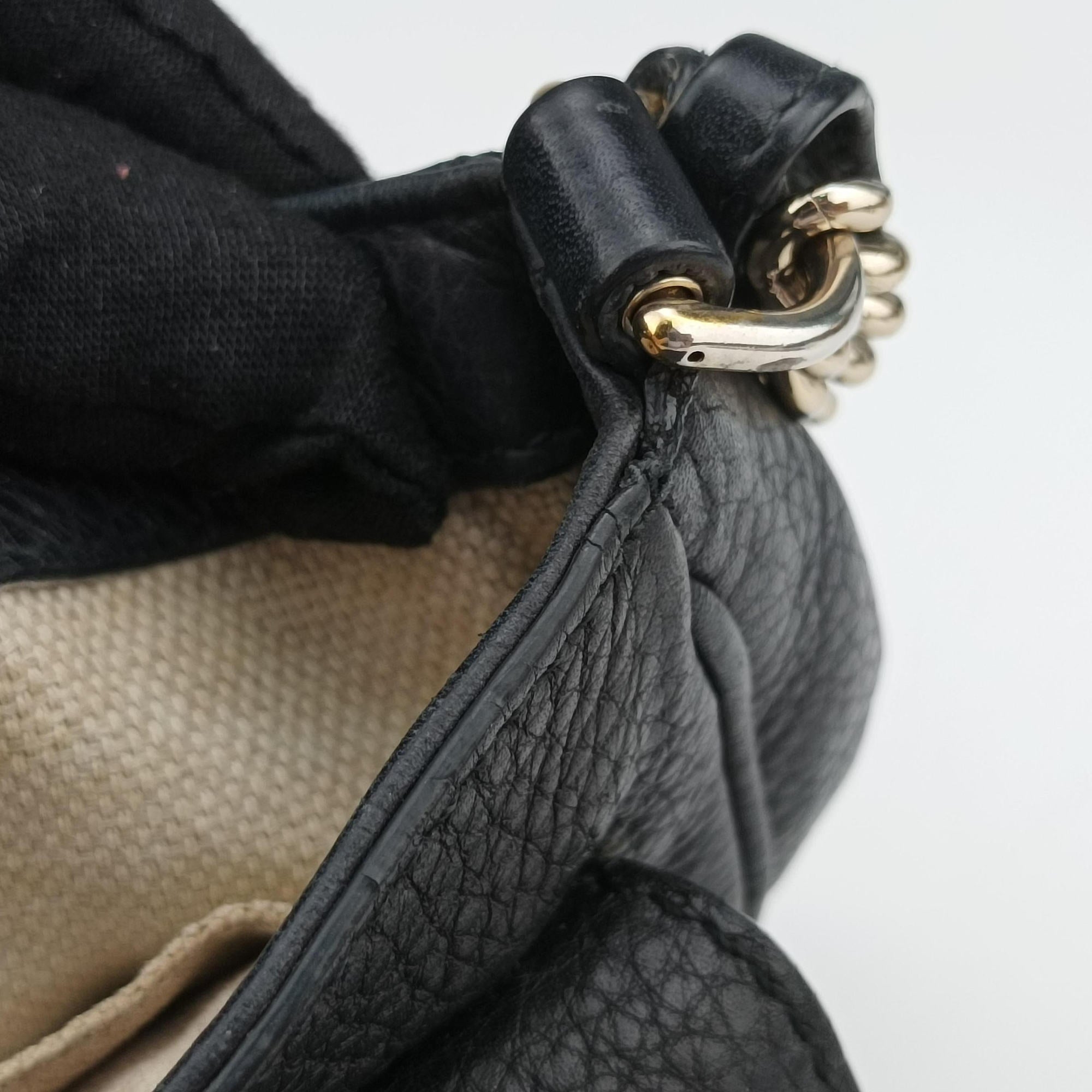 Soho Black Leather 323190 I016091228ソーホー ブラック レザー 323190 I016091228