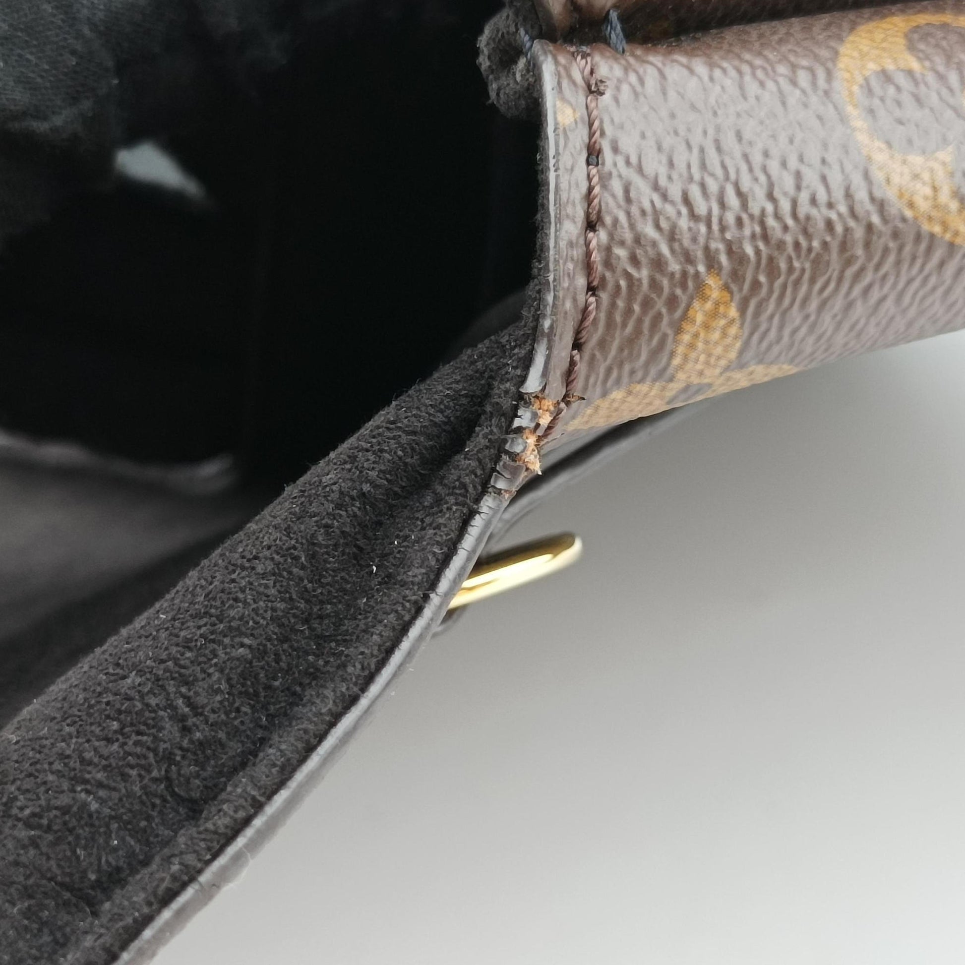 MARIGNAN brown×black Monogram Canvas×calf leather M44259 AR1189マリニャン モノグラム/ブラウン×ブラック モノグラムキャンバス×カーフレザー M44259 AR1189