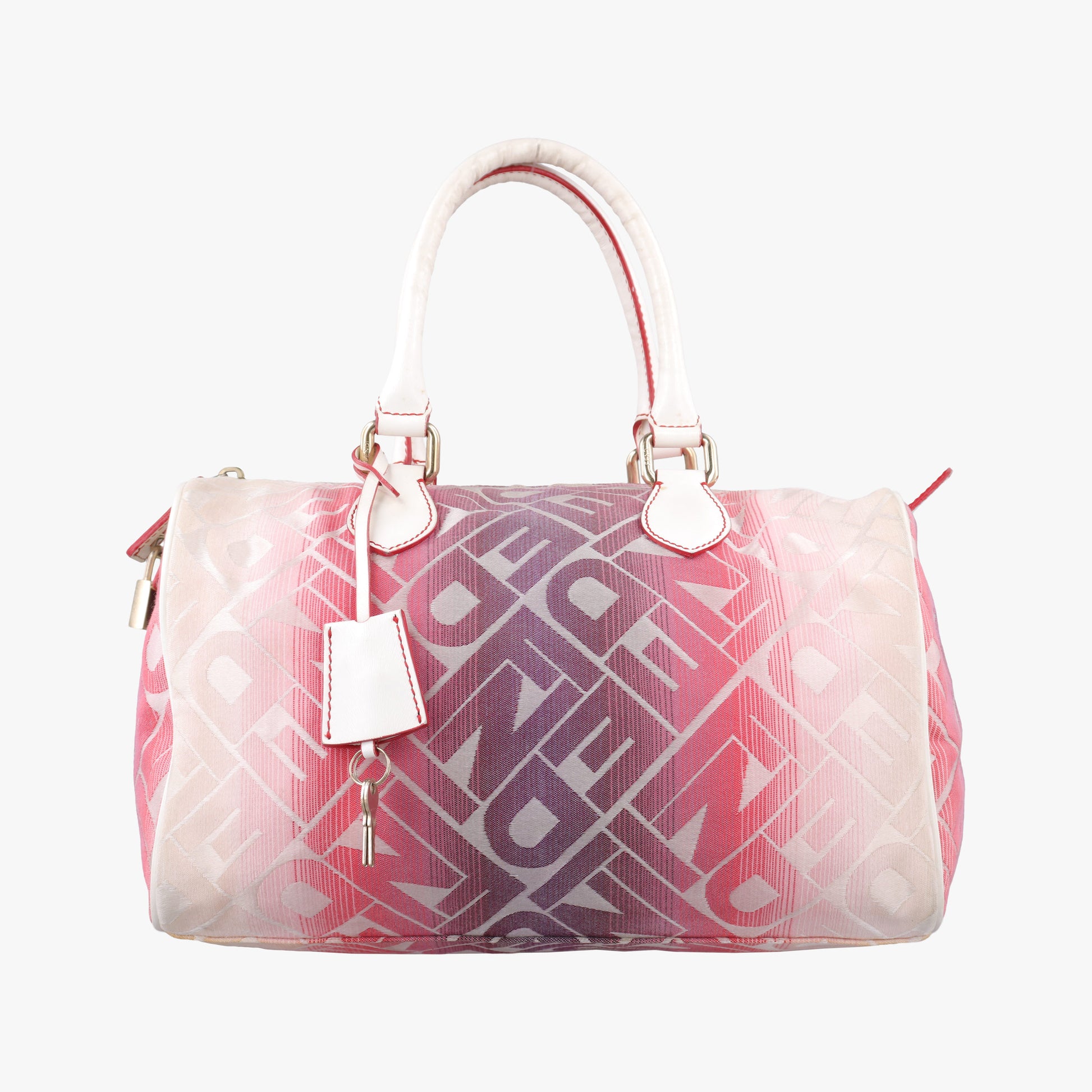 Forever Gradient Print Pink × Fuchsia Canvas × Leather 8BL098 2305/8BL098/AFK/098フォーエバー グラデーション ピンク × フューシャ キャンバス×レザー 8BL098 2305/8BL098/AFK/098