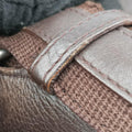 Street Chic Messenger Brown ×Beige Jacquard Canvas×Leather 06-RU-0027ストリートシック メッセンジャー ブラウン × ベージュ ジャガード キャンバス × カーフレザー 06-RU-0027