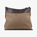 Street Chic Messenger Brown ×Beige Jacquard Canvas×Leather 06-RU-0027ストリートシック メッセンジャー ブラウン × ベージュ ジャガード キャンバス × カーフレザー 06-RU-0027