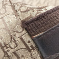 Street Chic Messenger Brown ×Beige Jacquard Canvas×Leather 06-RU-0027ストリートシック メッセンジャー ブラウン × ベージュ ジャガード キャンバス × カーフレザー 06-RU-0027