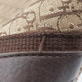 Street Chic Messenger Brown ×Beige Jacquard Canvas×Leather 06-RU-0027ストリートシック メッセンジャー ブラウン × ベージュ ジャガード キャンバス × カーフレザー 06-RU-0027