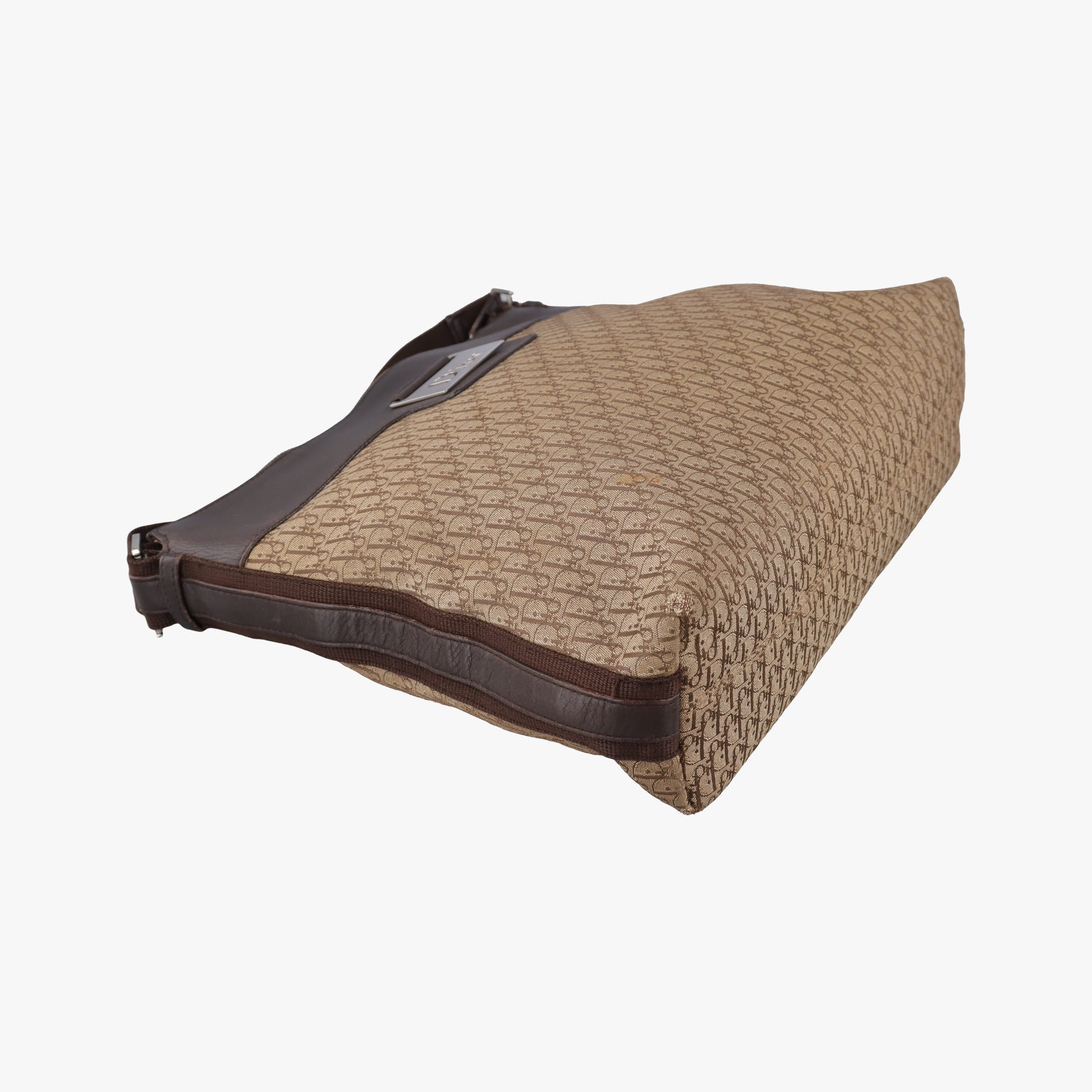 Street Chic Messenger Brown ×Beige Jacquard Canvas×Leather 06-RU-0027ストリートシック メッセンジャー ブラウン × ベージュ ジャガード キャンバス × カーフレザー 06-RU-0027
