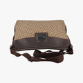 Street Chic Messenger Brown ×Beige Jacquard Canvas×Leather 06-RU-0027ストリートシック メッセンジャー ブラウン × ベージュ ジャガード キャンバス × カーフレザー 06-RU-0027